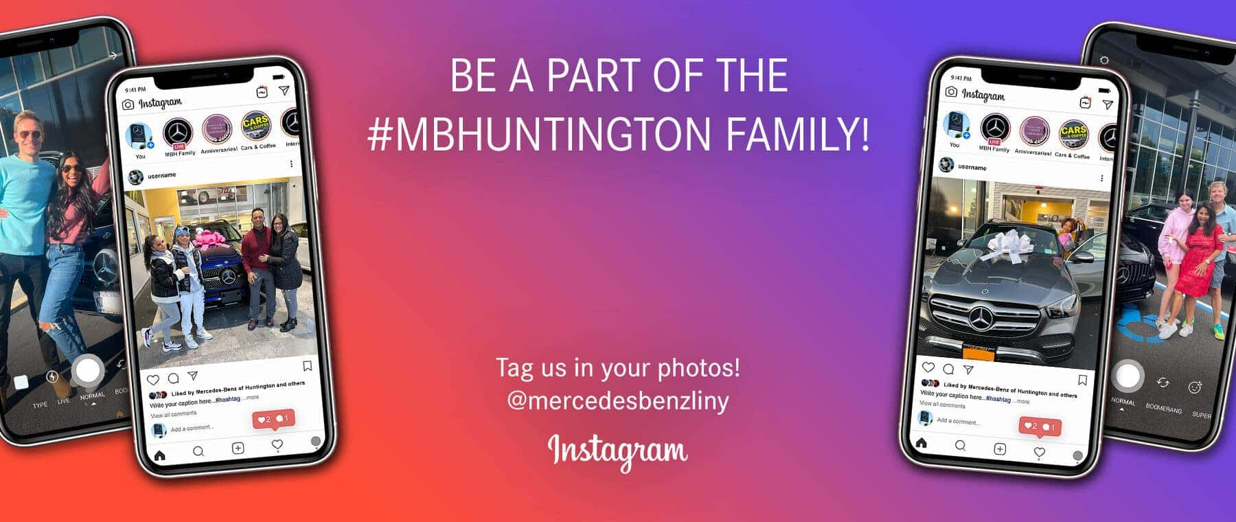 Be Part of the #MBHUNTINGTON Family at Mercedes-Benz of Huntington in Huntington